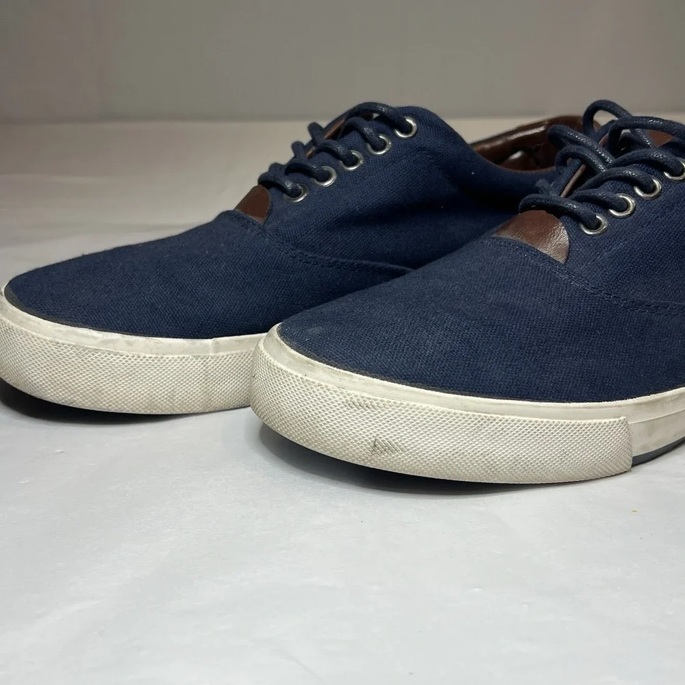 Beverly Hills Polo Club Men's Cody BP91309 Blue Leather Sneaker Shoes Size‎ 9.5